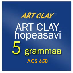  *Siivousmyynti -vanhaa varastoa -huom: saattaa olla kuivunutta* Art Clay 650 -hopeasavi normaali, 5g
