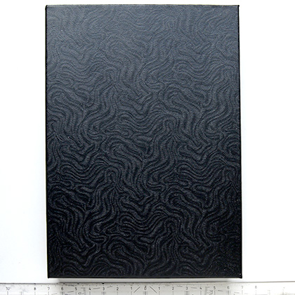 Korurasia, musta, pehmustettu, 175x130x28mm, 1kpl