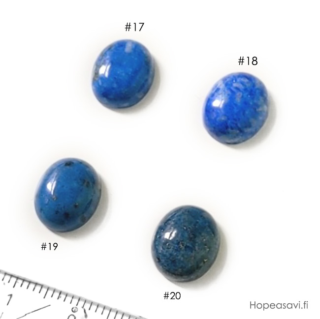 Lapis, kapussi, soikea 12x10mm, kuvassa #17, uniikki kivi
