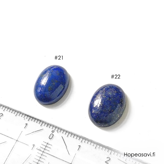Lapis, kapussi, soikea 16x12mm, kuvassa #21, uniikki kivi